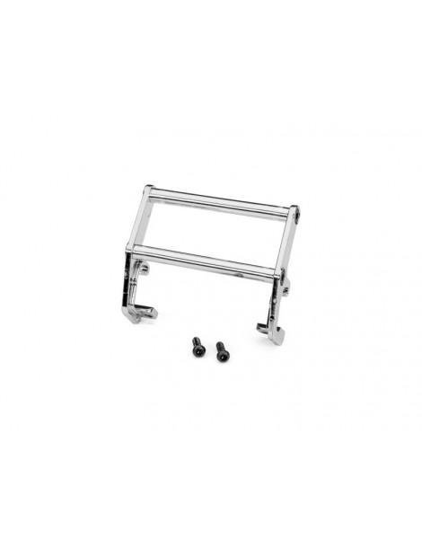 Traxxas Push bar, bumper, chrome (assembled) (fits 9834 bumper)