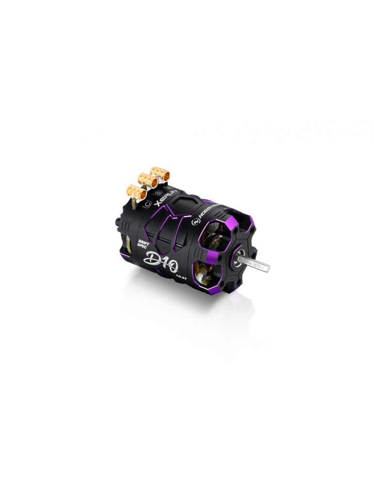 Hobbywing XeRun D10 Drift 10,5 T bešepetėlinis bešepetėlinis variklis (violetinis)