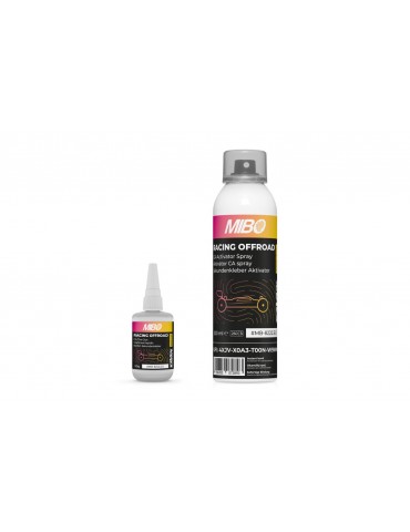 MIBO Racing Offroad CA Tire Glue (50g) + Activator Spray (200ml)