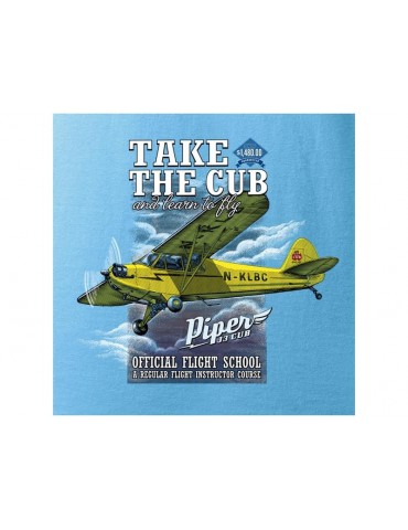 Antonio vyriški marškinėliai Piper J-3 Cub S