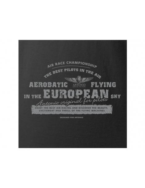 Antonio Men's T-shirt Aerobatica černé M