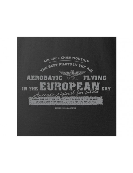 Antonio Men's T-shirt Aerobatica černé XXL