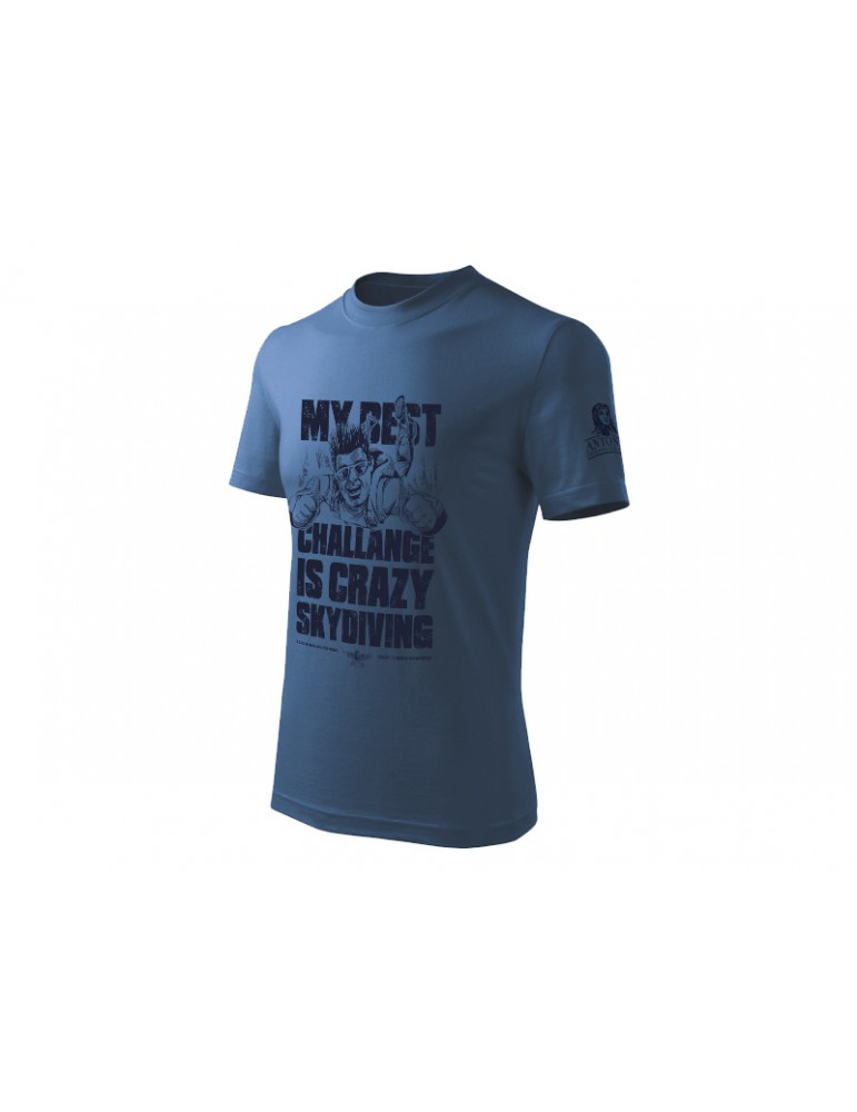 Antonio Men's T-shirt Skydiving Challenge L