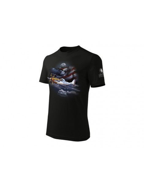 Antonio Men's T-shirt P-51 Mustang XL