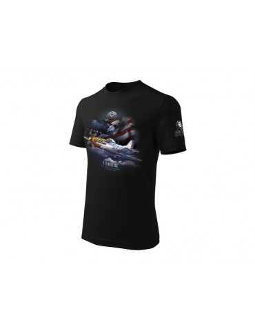 Antonio Men's T-shirt P-51 Mustang XXL