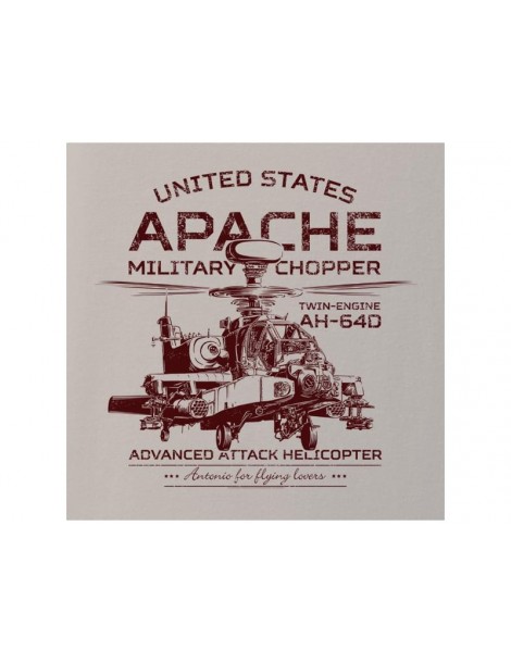 Antonio Men's T-shirt Apache AH-64D M