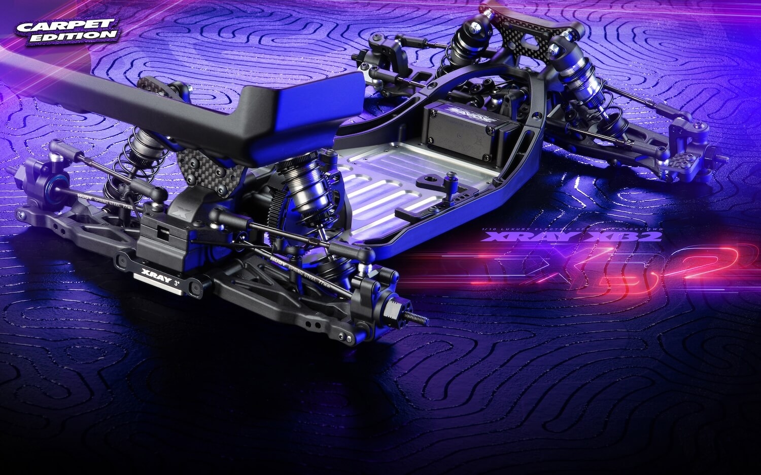 Xray XB4C’25 4WD 1/10 électrique Off-road – Édition Carpet, Neuve Sous Blister