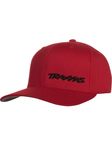 Traxxas logo "Flexfit Curve Bill" kepurė Red/Black