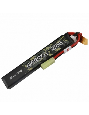 Lipo baterija GENS ACE AIRSOFT GUN 1200mAh 7.4V 2S1P 25C