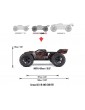 Arrma 1/8 Kraton 6S BLX 4WD EXtreme Bash RTR Black