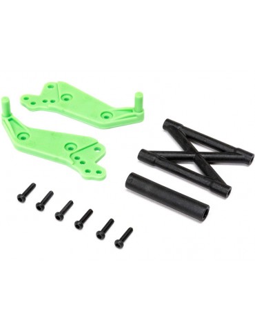 Losi Wheelie Bar Set, Green: Mini LMT
