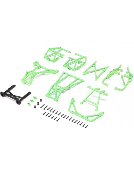 Losi Cage Set Complete, Green: Mini LMT