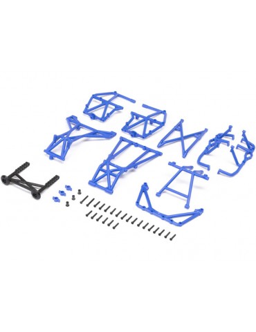 Losi Cage Set Complete, Blue: Mini LMT