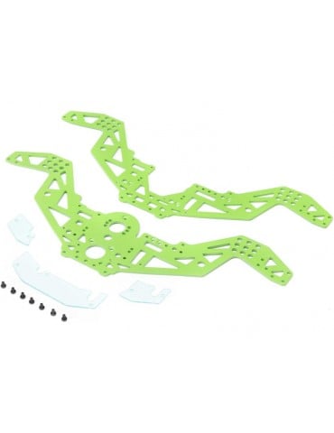 Losi Chassis Plate Set, Green: Mini LMT