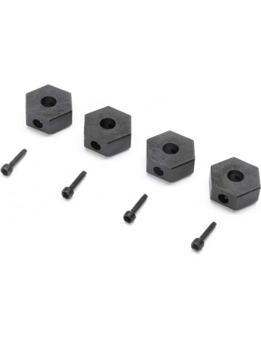 Losi 12mm Wheel Hex and Screwpin (4): Mini LMT
