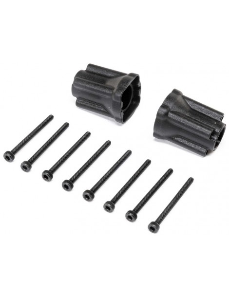 Losi Rear Axle Mount Set, 0 deg: Mini LMT