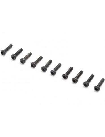 Losi Button Head Screws, M2x8mm (10)