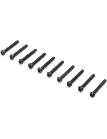Losi Button Head Screws, M2x14mm (10)