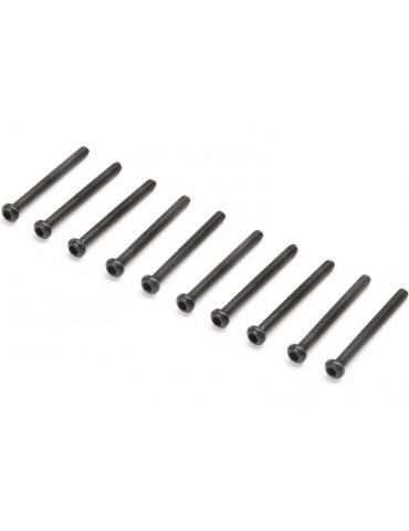 Losi Button Head Screws, M2x20mm (10)