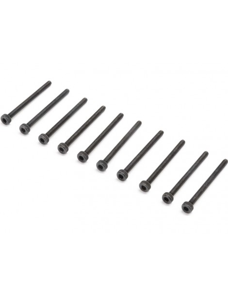 Losi Cap Head Screws, M2x25mm (10)