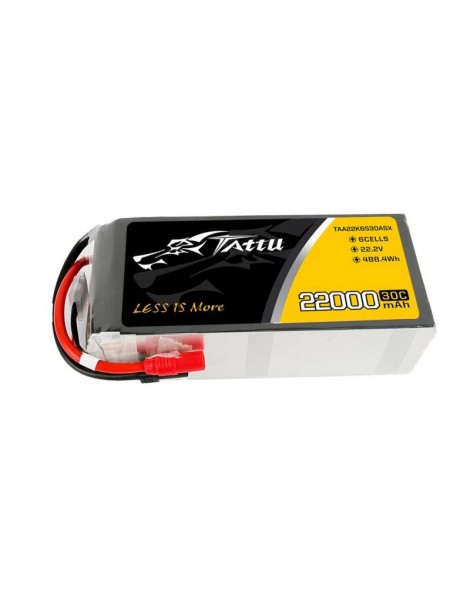 Akumuliatorius Tattu 22000mAh 22.2V 30C 6S1P LiPo AS150+XT150