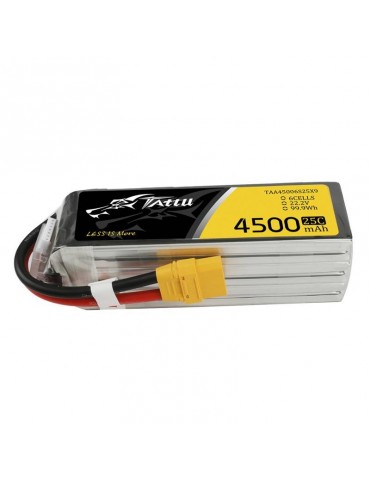 Tattu 4500mAh 22.2V 25C 6S1P XT90 akumuliatorius