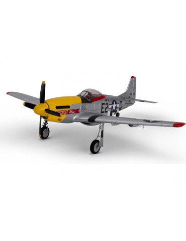 E-flite P-51D Mustang 0.49m Detroit Miss SAFE Select BNF Basic