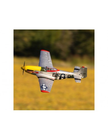 E-flite P-51D Mustang 0.49m Detroit Miss SAFE Select BNF Basic