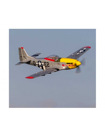 E-flite P-51D Mustang 0.49m Detroit Miss SAFE Select BNF Basic