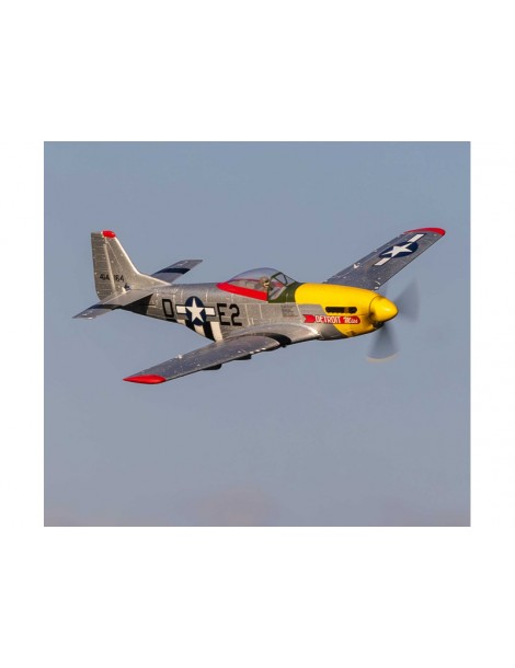 E-flite P-51D Mustang 0.49m Detroit Miss SAFE Select BNF Basic