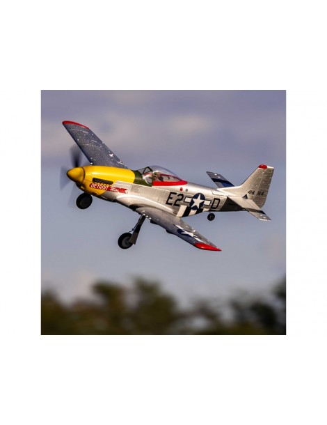 E-flite P-51D Mustang 0.49m Detroit Miss SAFE Select BNF Basic