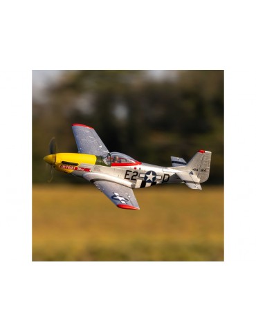 E-flite P-51D Mustang 0.49m Detroit Miss SAFE Select BNF Basic