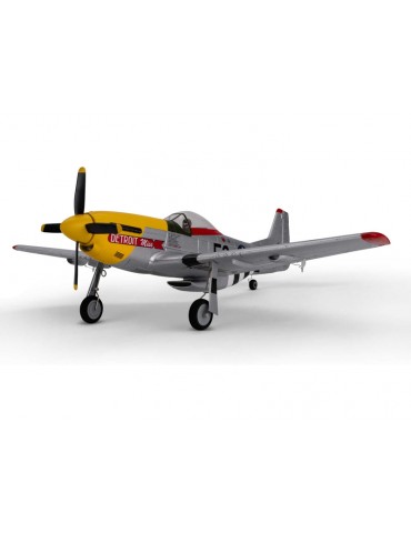 E-flite P-51D Mustang 0.49m Detroit Miss SAFE Select BNF Basic