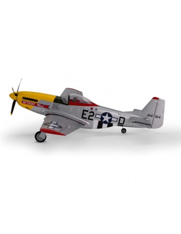 E-flite P-51D Mustang 0.49m Detroit Miss SAFE Select BNF Basic