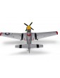 E-flite P-51D Mustang 0.49m Detroit Miss SAFE Select BNF Basic