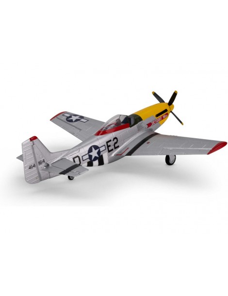 E-flite P-51D Mustang 0.49m Detroit Miss SAFE Select BNF Basic