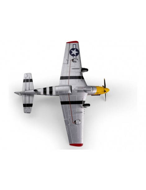 E-flite P-51D Mustang 0.49m Detroit Miss SAFE Select BNF Basic