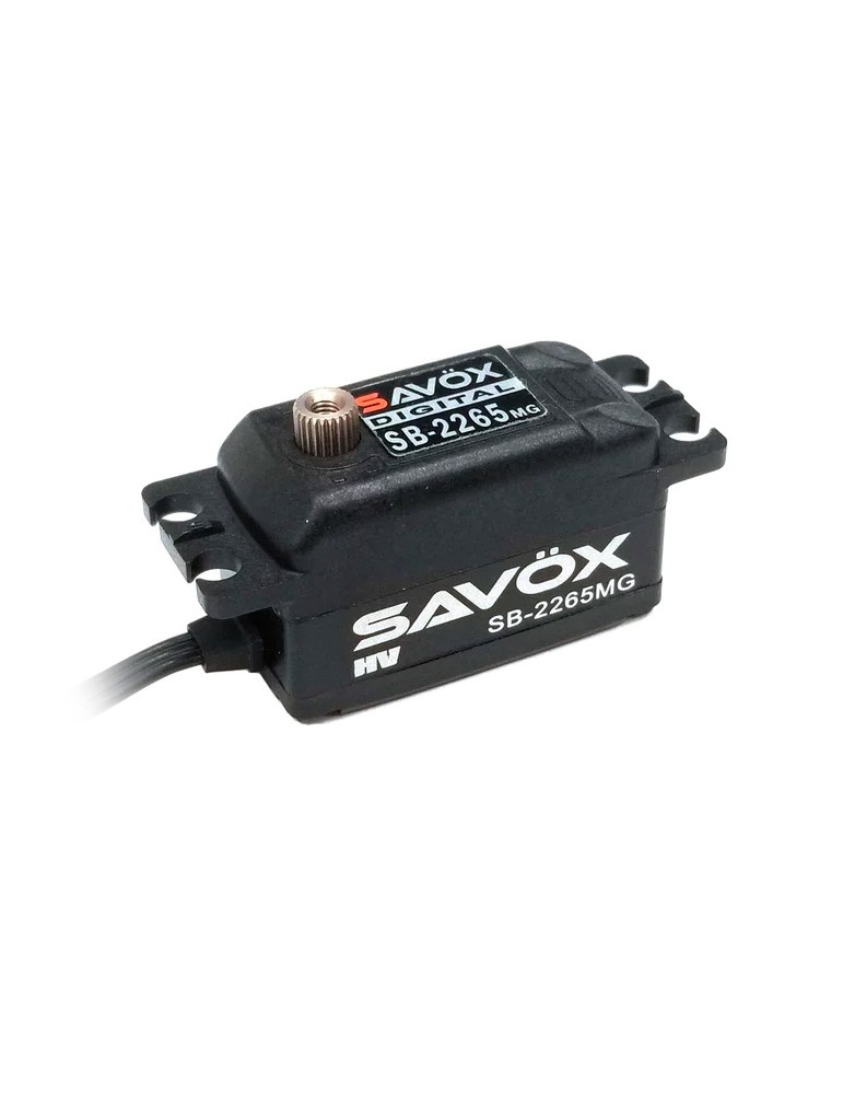 SB-2265MG BRUSHLESS HiVolt digital servo - LOW PROFILE (17kg-0,07s/60 )