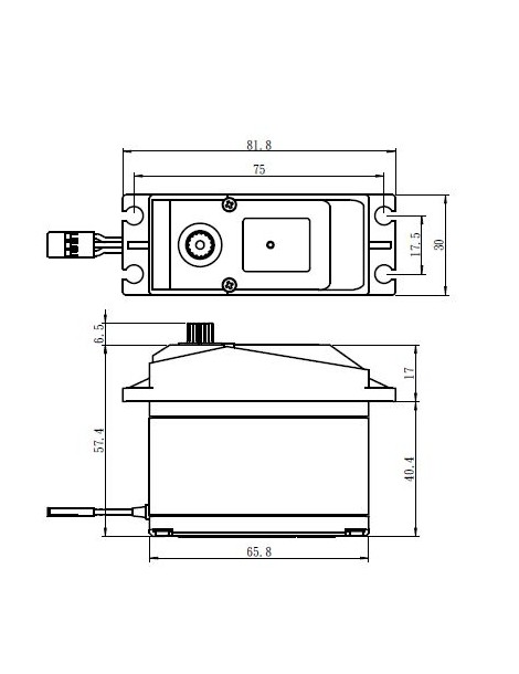 SW-0240MG HiVOLT Digital servo (35kg-0,15s/60 )