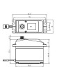 SW-0240MG HiVOLT Digital servo (35kg-0,15s/60 )
