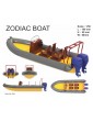 Schlauchboot Zodiac 1:50 Bausatz