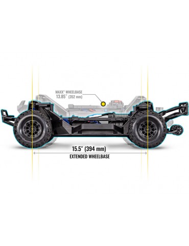 RC modelis Maxx Slash 1:8 RTR mėlynas short course – CyborgShop