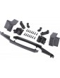 Traxxas Body reinforcement set, black (fits 10211)