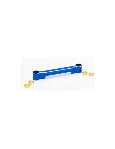 Traxxas Draglink, steering, aluminum (blue-anodized)