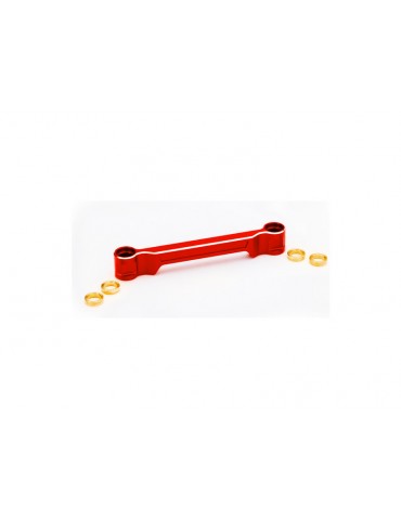 Traxxas Draglink, steering, aluminum (red-anodized)