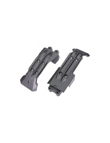 Traxxas Skidplate, front (1), rear (1)
