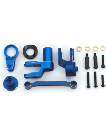 Traxxas Steering bellcranks, draglink (blue-anodized aluminum)