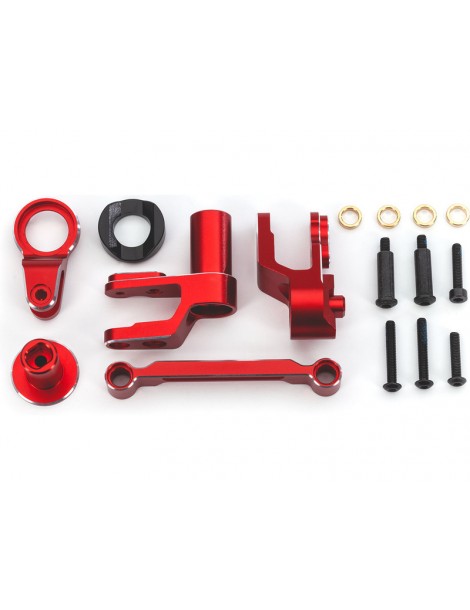 Traxxas Steering bellcranks, draglink (red-anodized aluminum)