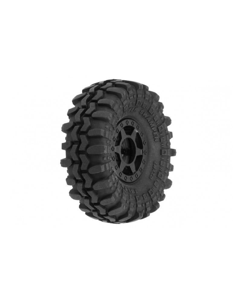 1/24 Interco Super Swamper F/R 1.0" Tires MTD 7mm Black Holcomb (4)