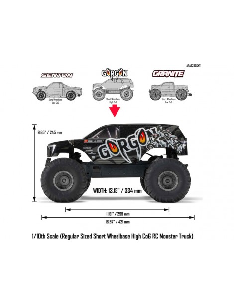 Arrma 1/10 Gorgon Kit Smart RTA